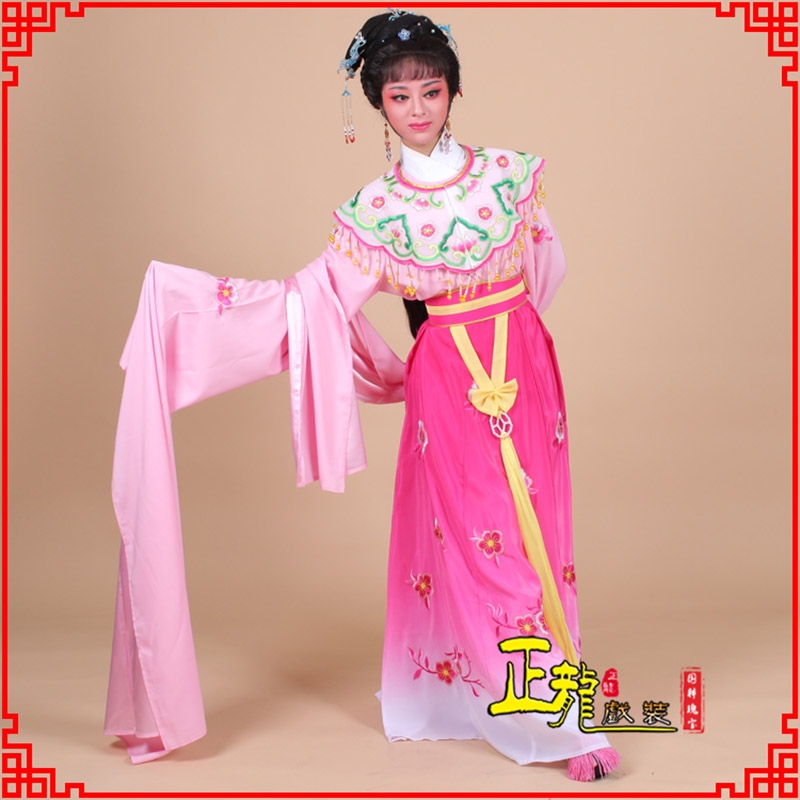 增城水袖青衣练功花旦服 梅花古装衣