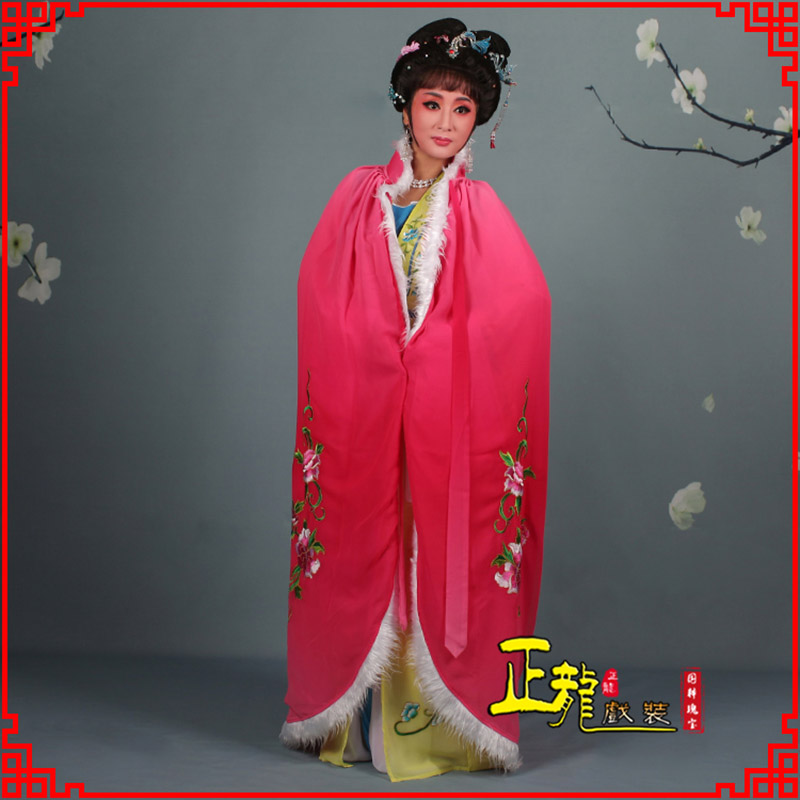 增城小花旦绣花斗篷 花旦披风
